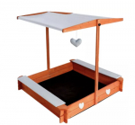 Folding sandbox with roof
