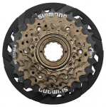 Galinis žvaigždžių blokas Shimano MF-TZ500 6-speed with guard (užsukamas)