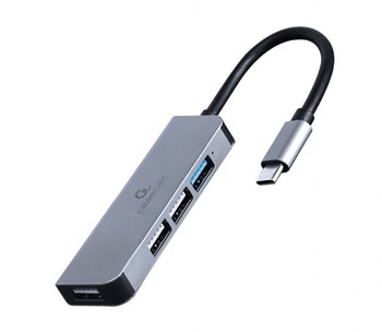 GEMBIRD 4-port USB type-C hub 1 x USB 3.1 + 3 x USB 2.0