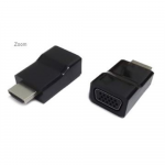 Gembird Black | HDMI | VGA | HDMI to VGA adapter, single port | A-HDMI-VGA-001
