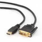 Gembird | HDMI 19pin male | DVI 18+1pin male | HDMI to DVI-D | 0.5 m | CC-HDMI-DVI-0.5M