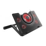GENESIS Laptop cooling pad, OXID 550 15.6-17.3 5 FANS, LED LIGHT, 1 USB | Genesis | Laptop cooling pad, OXID 550 | Black | 400 x 280 x 55 mm | 2 year(s)|NHG-1411