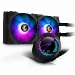 GIGABYTE AORUS WATERFORCE 280LIQUID procesoriaus aušintuvas su ARGB ekranu