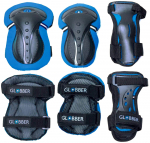 Globber kelių, alkūnių ir apsaugos vaikams, XS dydis (25-50kg), mėlynos