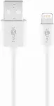 "Goobay" "Lightning" USB įkrovimo ir sinchronizavimo laidas 54600 Baltas, USB 2.0 vyriškas (A tipo), "Apple Lightnin" vyriškas (8 kontaktų)