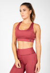 Gorilla Wear Meta Sports Bra - Burgundy Red