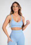 Gorilla Wear Selah Seamless Sports Bra - Light Blue