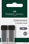 Grafitai skriestuvui Faber-Casell, H, 2x6vnt