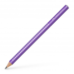 Grafitinis pieštukas Faber-Castell Jumbo Sparkle, violetinės spalvos