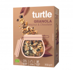 Granola su graikiniais riešutais ir šokoladu, ekologiška