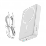 Greitas įkrovimas Power Bank Baseus 10000mAh 30W White