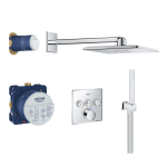 GROHE SmartControl Perfect dušo komplektas 34712000 chromo spalvos