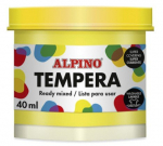 Guašas (tempera) ALPINO, geltona, 40 ml