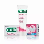GUM (6070) Sensivital+ dantų pasta, kasdienė jautrių dantų ir dantenų apsauga, 75 ml