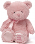 GUND Mano pirmasis pliušinis meškutis, rožinis, 45 cm