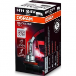 H11 OSRAM TRUCKSTAR PRO lemputė +100% 2.5X MORE LIFETIME 24V 70W 64216TSP
