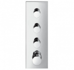 Hansgrohe AXOR (10751000) termostatinis dušo modulis 36x12 : Spalva - Chromas