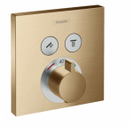 Hansgrohe ShowerSelect potinkinis termostatinis maišytuvas : Spalva - Šlifuotas paviršius-bronzos