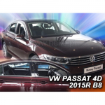 HEKO Priekiniai stiklai / langų deflektoriai 4 gb. VOLKSWAGEN PASSAT B8 SEDAN 2014+