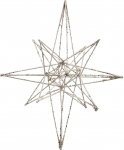 House Doctor Kalėdinė dekoracija Star žvaigždė trimatis 35 cm