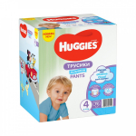 Huggies Pants Boy 4 (9-14kg) kelnaitės 72 vnt.