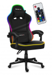 "HUZARO FORCE 4.4 RGB Black Mesh" žaidimų kėdė