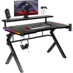 "Huzaro Hero 5.0 RGB LED" žaidimų stalas