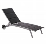 IBIZA silver/black lauko gultas su ratukais