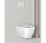 Ideal Standard i.life B pakabinamas unitazas, (Rimless) ir sėdynė su Soft close dangčiu, balta, T533001 : Spalva - Balta blizgi