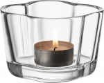 Iittala Tealight žvakidė Aalto skaidrios spalvos 6 cm
