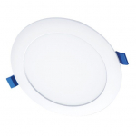 Įleidžiama LED panelė SPECTOR LIGHT, 6 W, 4000 K, 520 lm, apvali f., baltos sp., Ø12 x h2,4 cm