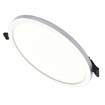 Įleidžiama LED panelė TOPE Split, 22 W, 1772 lm, 4000K, IP44, baltos sp., apvali f.