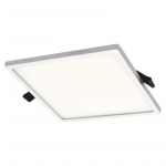 Įleidžiama LED panelė TOPE Split, 22 W, 1772 lm, 4000K, IP44, baltos sp., kvadrato f.