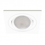 Įleidžiamas šviestuvas KANLUX SEIDY CT-DTL50-W/M, 12 V, 50 W, GU5.3, kvadrato f., baltos sp.