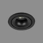 Įmontuojamas šviestuvas Apex juodas