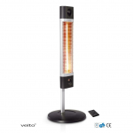infraraudonųjų spindulių šildytuvas Veito CH1800 RE juodas
