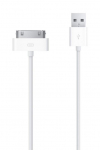 iPhone 4, 4s laidas 30-pin (1m) : Komplektacija - Tik USB laidas (1m)