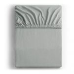 Iš Jersey audinio paklodė šviesiai pilkos spalvos su guma 140x200 cm Amber – DecoKing