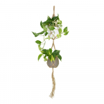 Iš tekstilės grandinėlė gėlių vazonams ø 10 cm (aukštis 120 cm) Macramé – Artevasi
