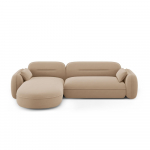 Iš velveto kampinė sofa smėlio spalvos (su kairiuoju kampu) Audrey – Interieurs 86