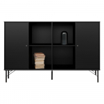Juoda komoda Hammel Mistral Kubus, 136 x 89 cm