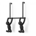 Juoda plastikinė durų pakaba 22 cm Buddy - Umbra