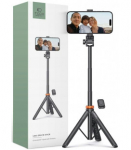 Juoda selfie - asmenukių lazka - trikojis "Tech-Protect L03S Wireless Selfie Stick Tripod"