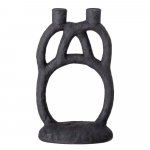 Juoda žvakidė Bloomingville Ramina, aukštis 29 cm