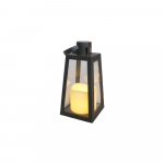 Juodas LED žibintas (aukštis 20 cm) - Dakls