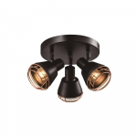 Juodas metalinis lubų šviestuvas Neria - Candellux Lighting