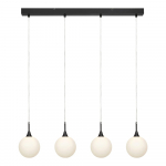 Juodas pakabinamas šviestuvas Markslöjd Quattro XL Pendant Black 4L