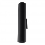 Juodas sieninis šviestuvas Nice Lamps Castro 2