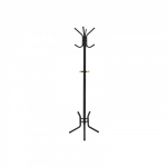 Juodo metalo kabykla skrybelėms ir paltams