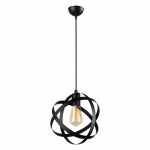 Juodo metalo pakabinamas šviestuvas Lama - Squid Lighting